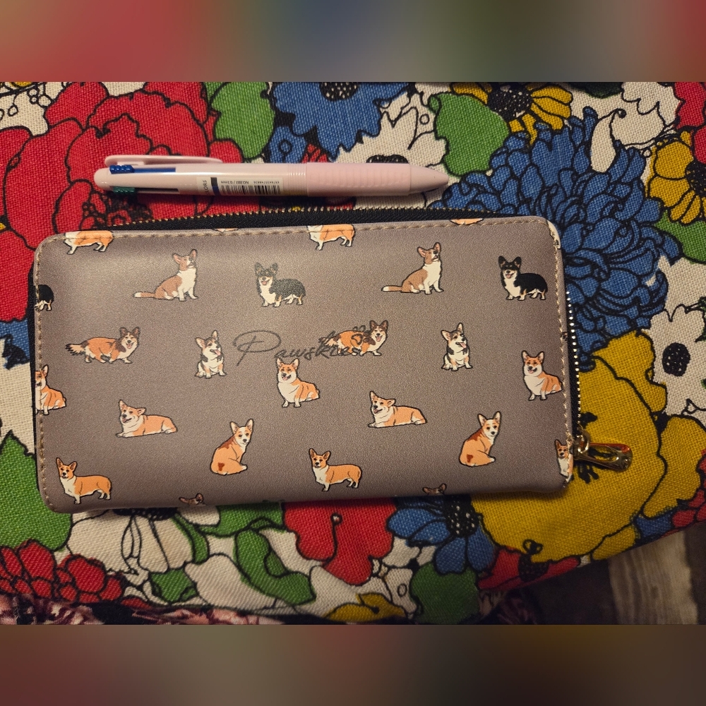 CORGI print Multicolor Wallet with Black Interior - Picture 3 of 5